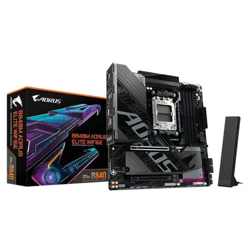 Placa Mãe Gigabyte B840M AORUS ELITE WIFI6E
