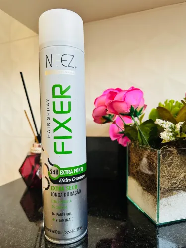 Fixador de cabelo spray hair neez extra forte 500L