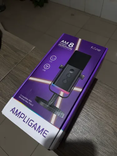 Microfone Fifine Am8, com braço articulado!