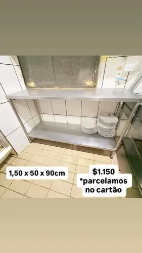 BANCADA DE INOX