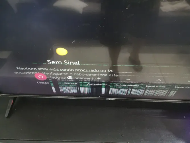 Tv Smart LG 49" polegadas (com listras)