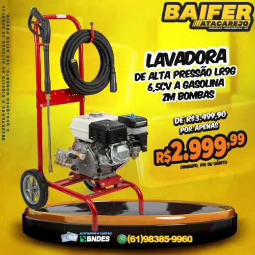 Lavadora de Alta Pressão LR9G 6,5Cv A Gasolina ZM Bombas