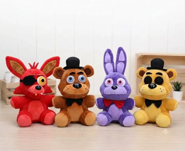 Pelúcias Five Nights at Freddy's - R$ 50 a unidade