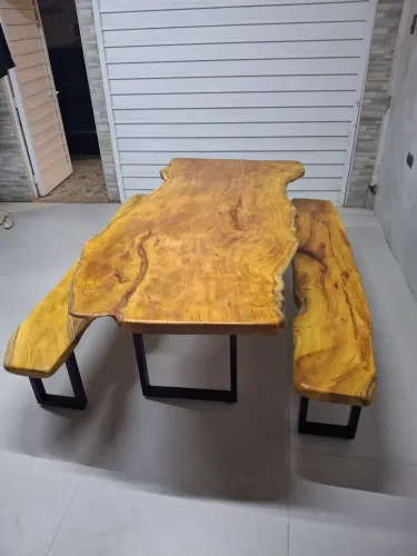Mesa madeira maciça rústica