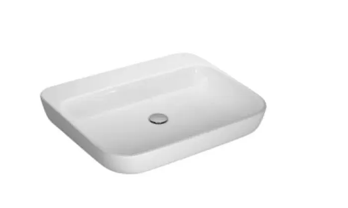 Cuba de Apoio Retangular Branco Gelo 46,5x60cm L.1057.17 - Deca - SEMINOVA DE MOSTRUÁRIO