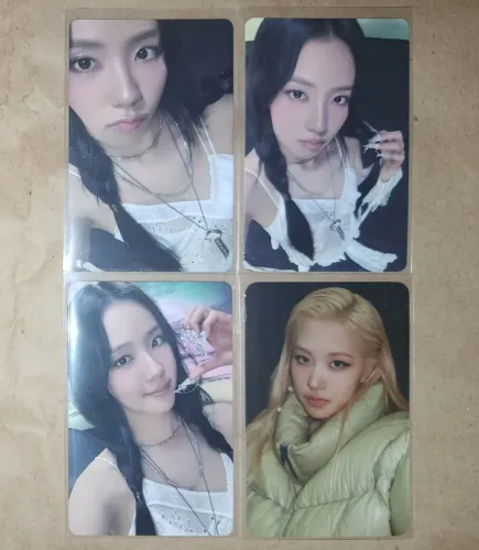 Blackpink Photocard Deadline oficial novo Jisoo Rosé