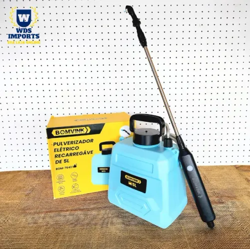 Pulverizador Elétrico Recarregável 5l - Bomvink