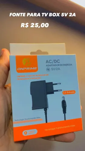 Fonte de alimentação para tv 5V 2A