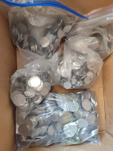 9 Kilos de Moedas Antigas Variadas (1967, 1969,1972, 1987, 1988, 1990)