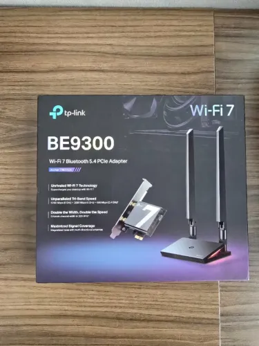 Placa de Rede PCI-E TP-Link TBE550E (BE9300) WI-FI 7