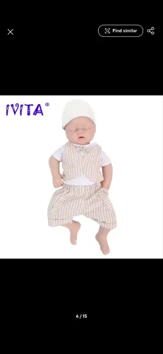 Bebê reborn 53cm menino silicone sólido