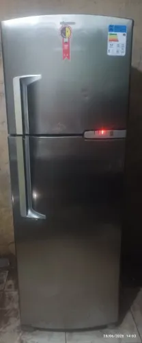geladeira Brastemp frosfree gelo seco inox 