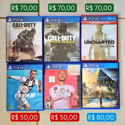 Jogos Ps4 Originais Promoção