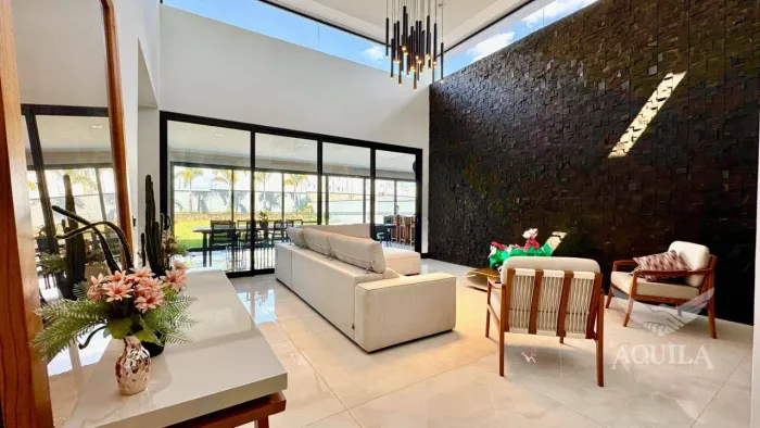 CASA TERREA - 03 SUITES - 461 M² - ESPAÇO GOURMET - CINEMA - PISCINA - CONDOMINIO SAINT PA