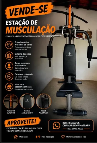 Máquina de musculação