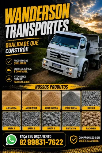 Matérias para sua obra, Areia, brita