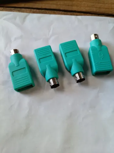 4 adaptador USB - PS2 minidn Mouse e Teclado, PC antigo