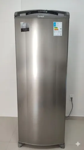 Geladeira consul inox 342 litros frost free<br><br>R$ 1000