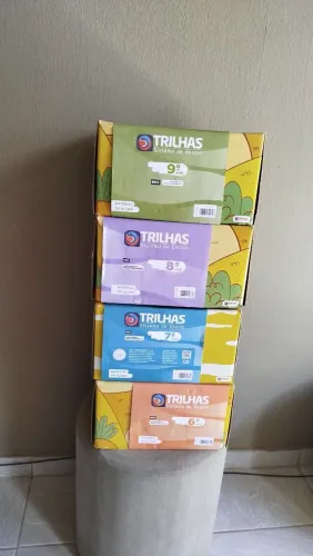 Livros ftd trilhas 8 ano conservado 