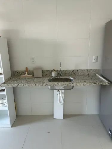 BANCADA PIA COZINHA BRANCO DALLAS1,70 x 0,60 cm