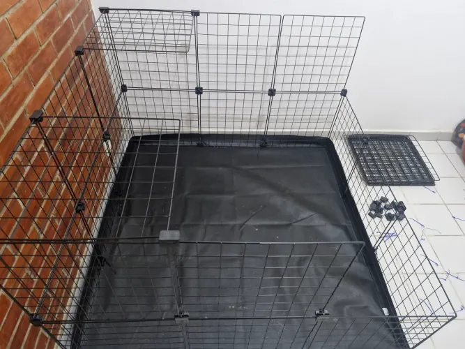 Gaiola para pets usada por gato DOAÇÃO