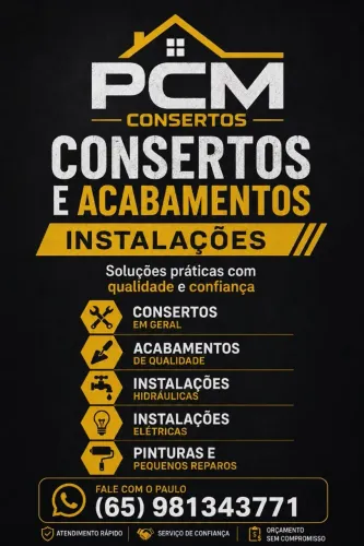 Reparos e acabamentos
