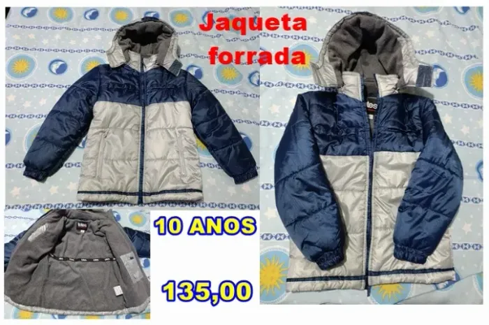 Jaqueta importada Tam 10 anos (desapego)