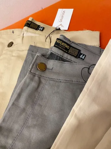 Lote 3 Calças de Sarja Vocativo Jeans - Tamanho 44 (Novas com Etiqueta)