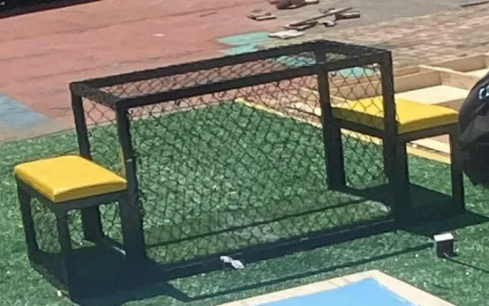 Jogo de futebol sentado