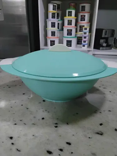 Tupperware Travessa Redonda Actualité 4,5 litros Verde