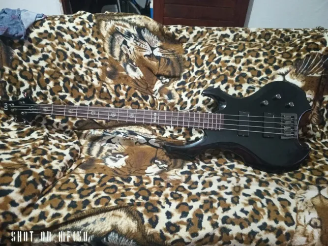 Baixo elétrico Ltd Tom araya, 4 cordas com Hard case