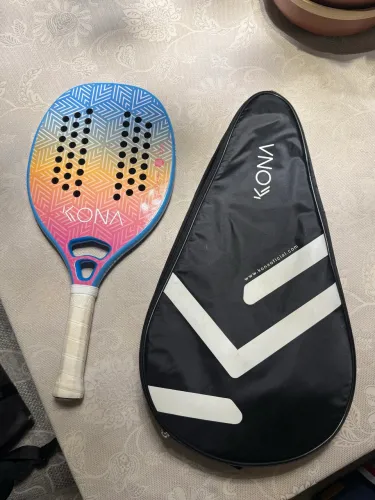Raquete Beach Tennis Sunset Kona GUGA | Estado de Nova | Pouquíssimo Uso