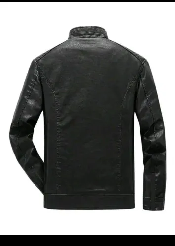 Jaqueta de couro masculino