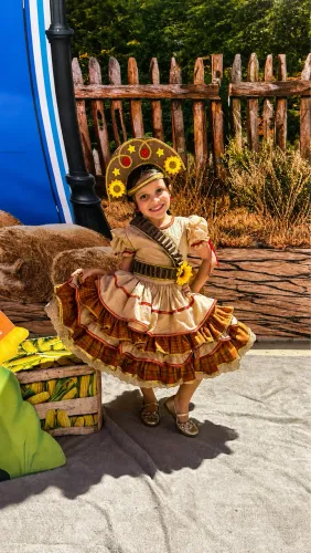 Vestido de quadrilha infantil
