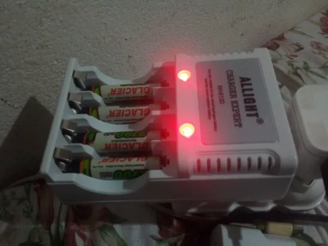 Carregador de pilha usado multi entradas