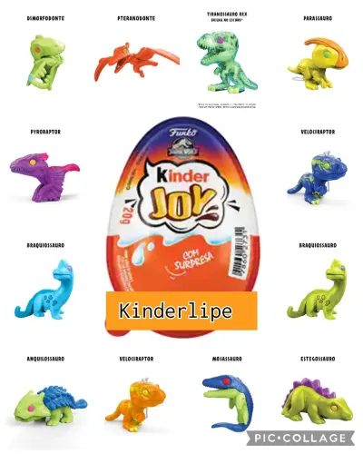 Kinder Joy Jurassic World completo 