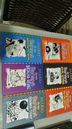 Livro diário de um banana volumes 9-14 capa dura 