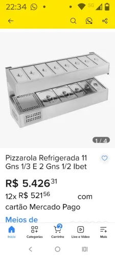 Pizzarola refrigerada