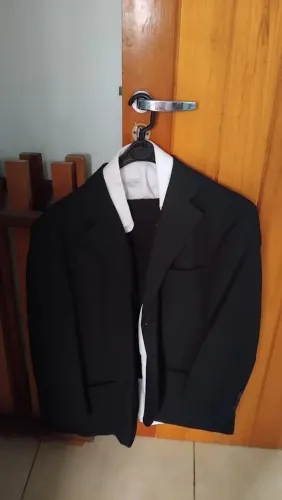 Terno preto masculino.54