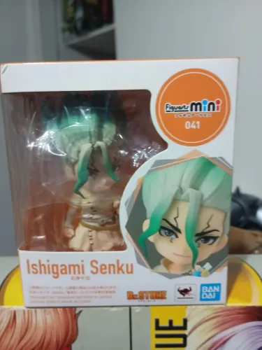 Dr Stone ishigami senku figuarts mini 041 Bandai boneco figura
