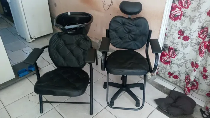 Kit lavatório e cadeira