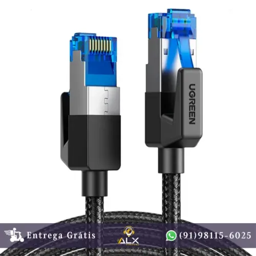 Cabo de Rede CAT8 trançado Ethernet Ugreen - NW153 *ENTREGA GRÁTIS*