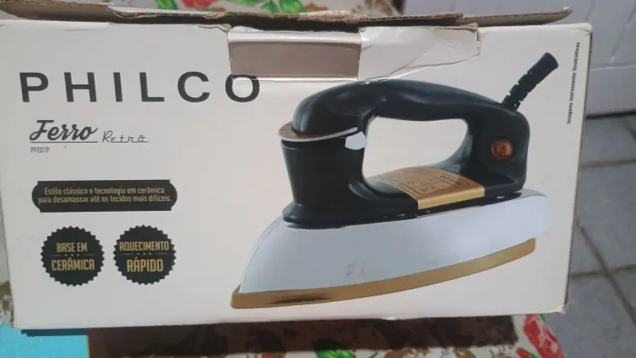 Ferro de passar Philco só foi usado uma vez
