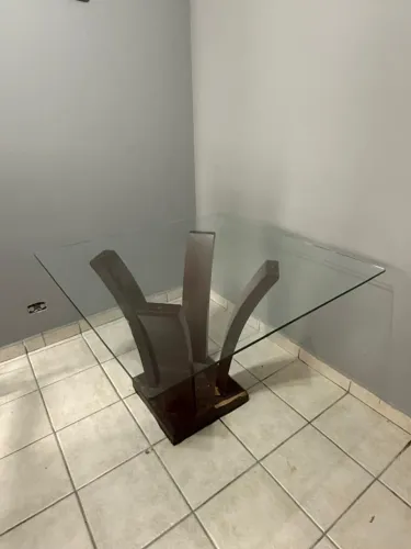 Tampo de vidro para mesa 1.10x1.10