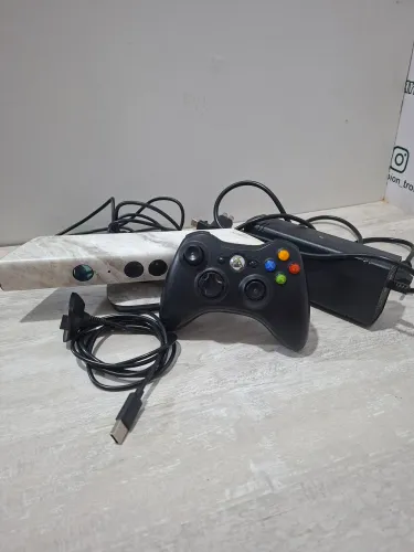 Kinect e controle original X box 360 e fonte 
