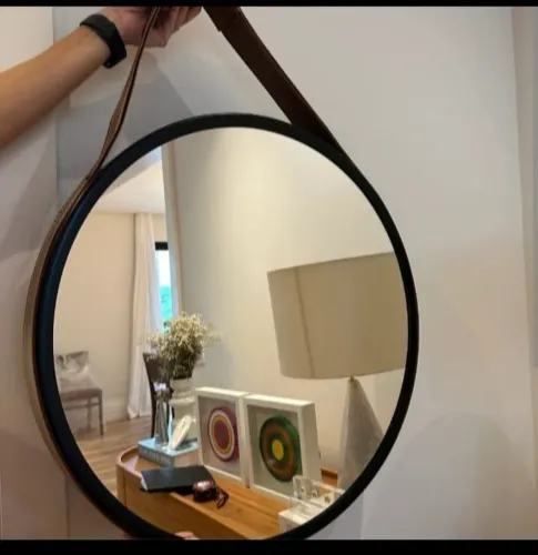 ESPELHO COM ALÇA 60CM