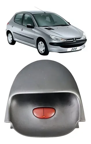 Moldura Botão Alerta Peugeot 206 Feline 1.6 2005 (usado) Preto