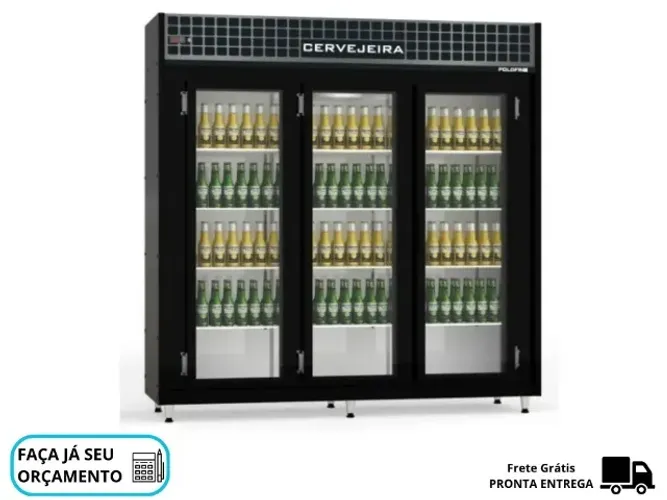 Cervejeira 3 Portas Polo Frio 220V Nova
