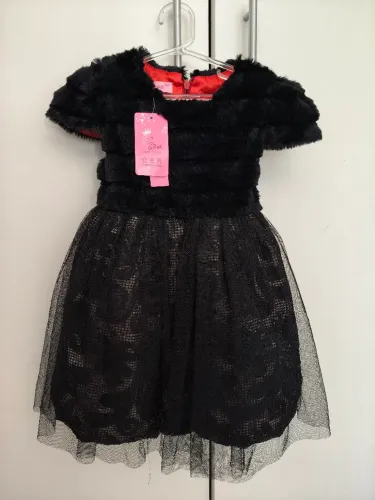 Vestido Luxo Novo Tamanho 120 ( tamanho 4 anos)