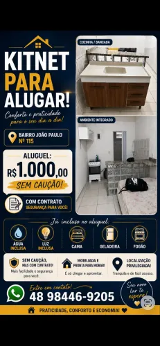 Aluguel kitnet bairro João Paulo 115